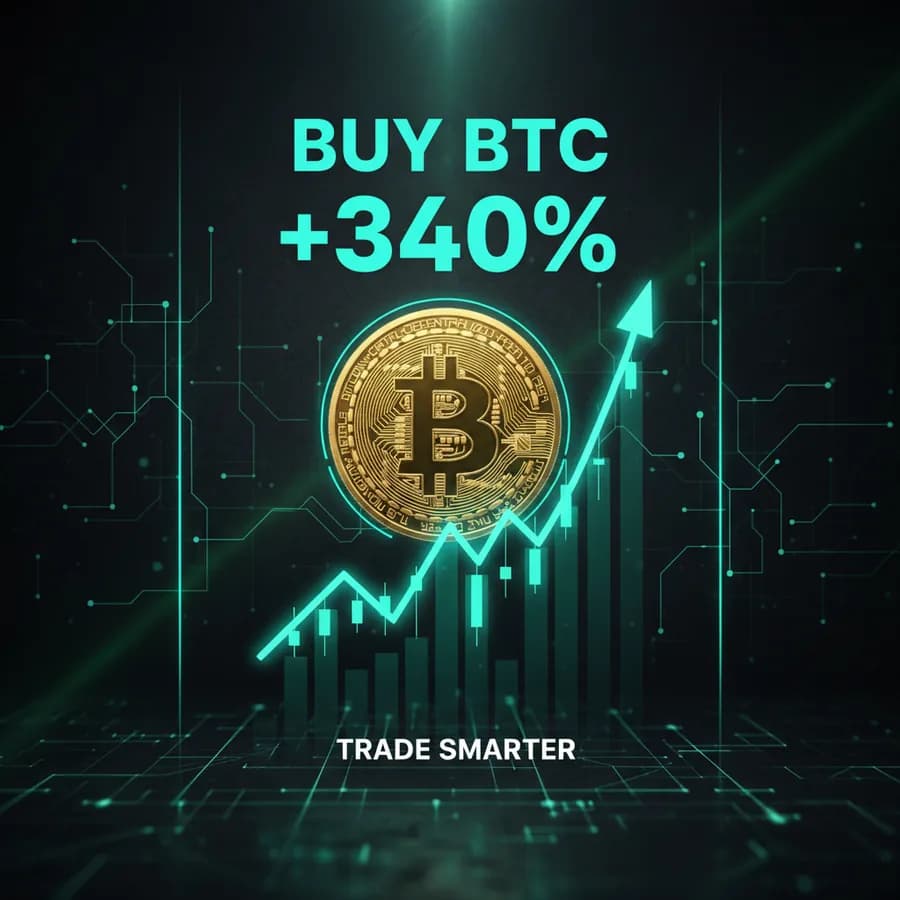 Crypto ad creative sample